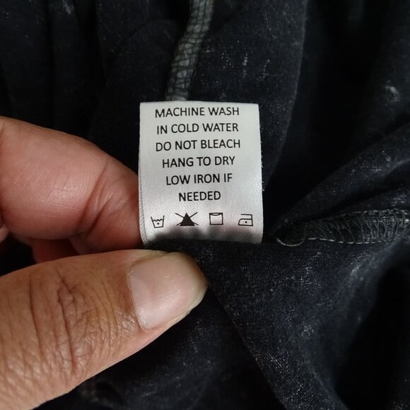 Olivia Rae Black Tie Dye Sleeveless Tiered Cami Tank Dress Women Size M - Picture 7 of 9